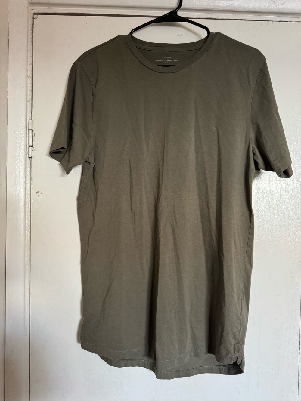 Cotton On Men's Crew Neck Tee in Olive Green